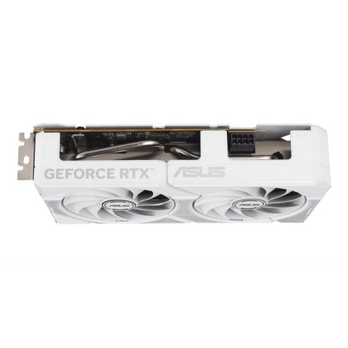 Відеокарта Asus Dual GeForce RTX 5060 OC White 8192MB (DUAL-RTX5060-O8G-WHITE) купити з перевіркою сумісності: огляд, характеристики, ціна у Києві, Львові, Вінниці, Хмельницькому, Івано-Франківську, Україні | інтернет-магазин TELEMART.UA фото
