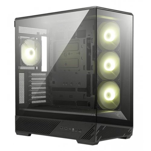 Корпус MSI MAG PANO 130R PZ без БЖ Black купити з перевіркою сумісності: огляд, характеристики, ціна у Києві, Львові, Вінниці, Хмельницькому, Івано-Франківську, Україні | інтернет-магазин TELEMART.UA фото