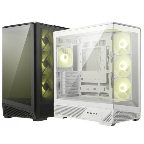 Корпус MSI MAG PANO 130R PZ без БЖ White купити з перевіркою сумісності: огляд, характеристики, ціна у Києві, Львові, Вінниці, Хмельницькому, Івано-Франківську, Україні | інтернет-магазин TELEMART.UA фото