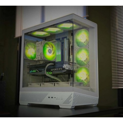 Корпус MSI MAG PANO 130R PZ без БЖ White купити з перевіркою сумісності: огляд, характеристики, ціна у Києві, Львові, Вінниці, Хмельницькому, Івано-Франківську, Україні | інтернет-магазин TELEMART.UA фото