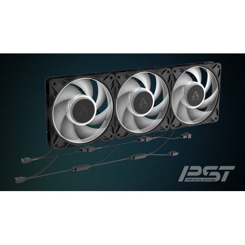 Набір кулерів для корпусу Arctic P12 Pro A-RGB (3-Fan Pack) (ACFAN00310A) Black купити з перевіркою сумісності: огляд, характеристики, ціна у Києві, Львові, Вінниці, Хмельницькому, Івано-Франківську, Україні | інтернет-магазин TELEMART.UA фото