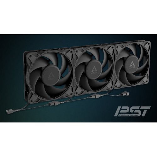 Кулер для корпуса Arctic P12 Pro PST (ACFAN00306A) Black купити з перевіркою сумісності: огляд, характеристики, ціна у Києві, Львові, Вінниці, Хмельницькому, Івано-Франківську, Україні | інтернет-магазин TELEMART.UA фото