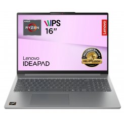 Ноутбук Lenovo IdeaPad Slim 5 16ARP10 (83HU0030RA) Luna Grey / 16″ (1920x1200, IPS) / AMD Ryzen 5 7535HS (3.3-4.55 ГГц), 6 ядер / AMD Radeon 660M Graphics / 32 ГБ (DDR5) / 1024 ГБ (SSD) / Без ОС
