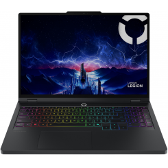 Ноутбук Lenovo Legion Pro 5 16IAX10H (83LU003FRA) Eclipse Black / 16″ (2560x1600, OLED) / Intel Core Ultra 9 275HX (2.7-5.4 ГГц), 24 ядра / NVIDIA GeForce RTX 5070 Ti / 32 ГБ (DDR5) / 1024 ГБ (SSD) / Без ОС