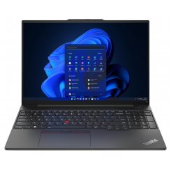 Ноутбук Lenovo ThinkPad E16 G1 (21JQS9VD00) Graphite Black / 16″ (1920x1200, IPS) / Intel Core i3-1315U (3.3–4.5 ГГц), 6 ядер / Intel UHD Graphics / 16 ГБ (DDR4) / 512 ГБ (SSD) / Без ОС