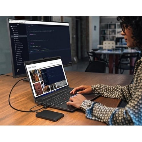 Купить Ноутбук Lenovo ThinkPad E16 G1 (21JQS9VD00) Graphite Black - цена в Харькове, Киеве, Днепре, Одессе
в интернет-магазине Telemart фото