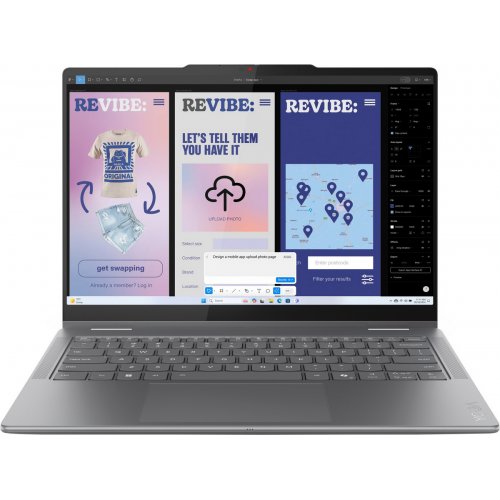 Купити Ноутбук Lenovo Yoga 7 2 in 1 14ILL10 (83JQ009WRA) Luna Grey - ціна в Києві, Львові, Вінниці, Хмельницькому, Франківську, Україні | інтернет-магазин TELEMART.UA фото