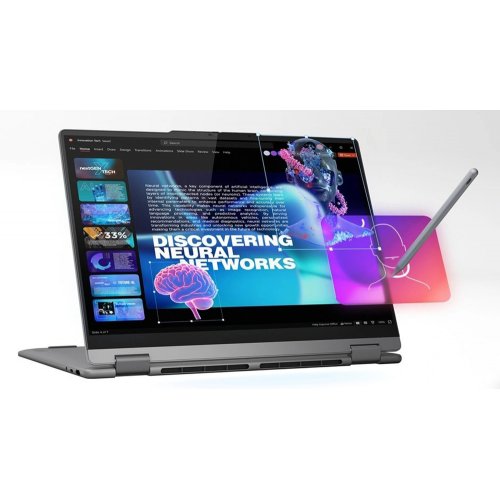 Купить Ноутбук Lenovo Yoga 7 2 in 1 16ILL10 (83JT002JRA) Luna Grey - цена в Харькове, Киеве, Днепре, Одессе
в интернет-магазине Telemart фото