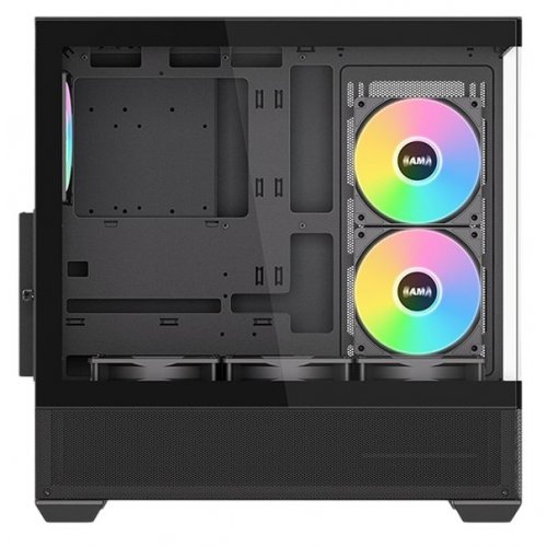 Купить Корпус SAMA V40 без БП (V40-BKADA6X1-GL) Black с проверкой совместимости: обзор, характеристики, цена в Киеве, Днепре, Одессе, Харькове, Украине | интернет-магазин TELEMART.UA фото
