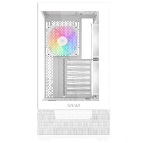 Корпус SAMA V40 без БЖ (V40-WHADA6X1-GL) White купити з перевіркою сумісності: огляд, характеристики, ціна у Києві, Львові, Вінниці, Хмельницькому, Івано-Франківську, Україні | інтернет-магазин TELEMART.UA фото