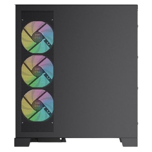 Корпус SAMA V50 без БЖ (V50-BKADA4X1-GL) Black купити з перевіркою сумісності: огляд, характеристики, ціна у Києві, Львові, Вінниці, Хмельницькому, Івано-Франківську, Україні | інтернет-магазин TELEMART.UA фото
