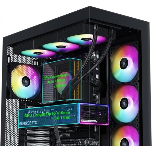 Корпус SAMA V50 без БЖ (V50-BKADA4X1-GL) Black купити з перевіркою сумісності: огляд, характеристики, ціна у Києві, Львові, Вінниці, Хмельницькому, Івано-Франківську, Україні | інтернет-магазин TELEMART.UA фото