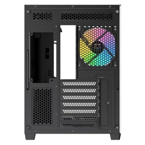 Корпус SAMA V60 без БЖ (V60-BKADA7X1-GL) Black купити з перевіркою сумісності: огляд, характеристики, ціна у Києві, Львові, Вінниці, Хмельницькому, Івано-Франківську, Україні | інтернет-магазин TELEMART.UA фото