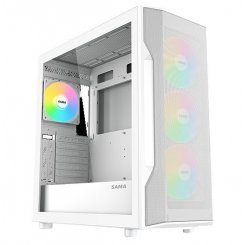 Корпус SAMA S40 без БП (S40-WHAPA4X1-GL) White