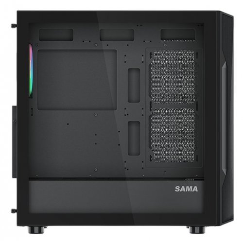 Купить Корпус SAMA S40E без БП (S40E-BKAP00X1-RU) Black с проверкой совместимости: обзор, характеристики, цена в Киеве, Днепре, Одессе, Харькове, Украине | интернет-магазин TELEMART.UA фото