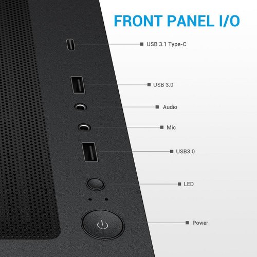 Купить Корпус SAMA S40E без БП (S40E-BKAP00X1-RU) Black с проверкой совместимости: обзор, характеристики, цена в Киеве, Днепре, Одессе, Харькове, Украине | интернет-магазин TELEMART.UA фото