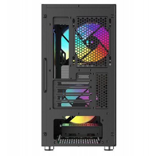 Корпус SAMA S30 без БП (S30-BKMPA3X1-GL) Black купить в Украине: Киев, Днепр, Харьков, Одесса  | Проверка совместимости, низкая цена, отзывы, характеристики от TELEMART фото
