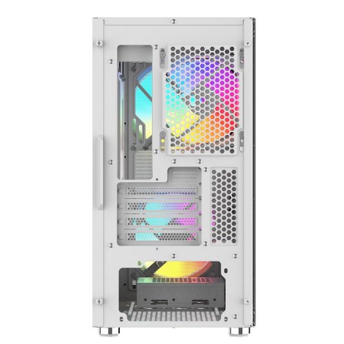 Корпус SAMA S30 без БП (S30-WHMPA3X1-GL) White купить в Украине: Киев, Днепр, Харьков, Одесса  | Проверка совместимости, низкая цена, отзывы, характеристики от TELEMART фото