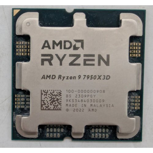 Процесор AMD Ryzen 9 7950X3D 4.2(5.7)GHz 128MB sAM5 Box (100-100000908WOF) (Відновлено продавцем, 793621) купити з перевіркою сумісності: огляд, характеристики, ціна у Києві, Львові, Вінниці, Хмельницькому, Івано-Франківську, Україні | інтернет-магазин TELEMART.UA фото