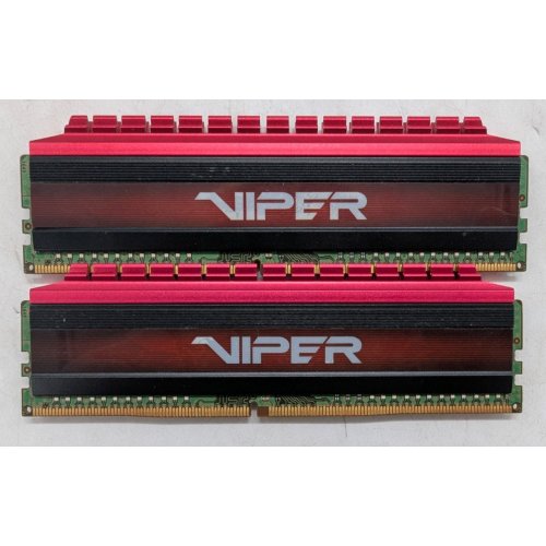 Озп Patriot DDR4 8GB (2x4GB) 2400Mhz Viper 4 Series Red (PV48G240C5K) (Відновлено продавцем, 793645) купити з перевіркою сумісності: огляд, характеристики, ціна у Києві, Львові, Вінниці, Хмельницькому, Івано-Франківську, Україні | інтернет-магазин TELEMART.UA фото