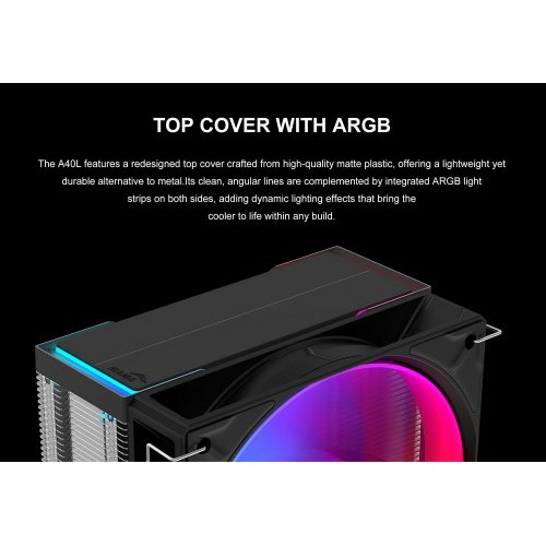 Купить Кулер SAMA A40L (A40-XXWAYXOX-G) Black/Silver с проверкой совместимости: обзор, характеристики, цена в Киеве, Днепре, Одессе, Харькове, Украине | интернет-магазин TELEMART.UA фото