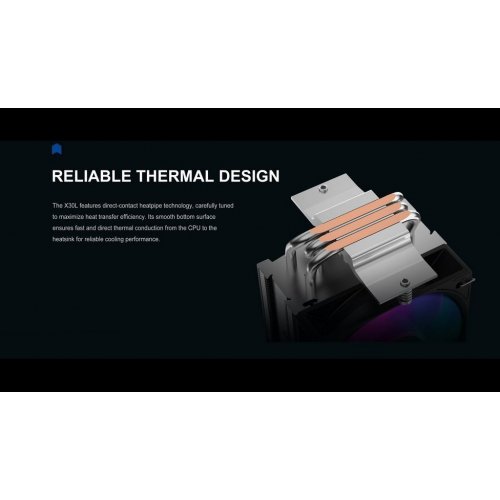 Купить Кулер SAMA X30L (X30-XXWAYXOX-G) Black/Silver с проверкой совместимости: обзор, характеристики, цена в Киеве, Днепре, Одессе, Харькове, Украине | интернет-магазин TELEMART.UA фото