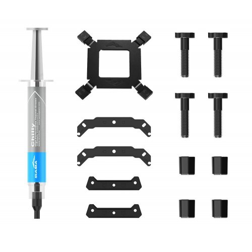 Кулер SAMA U60 (U60-BKWNYXOX-G) Black купити в Україні: Київ, Львів, Хмельницький, Тернопіль, Івано-Франківськ | Перевірка сумісності, низька ціна, відгуки, характеристики від TELEMART фото