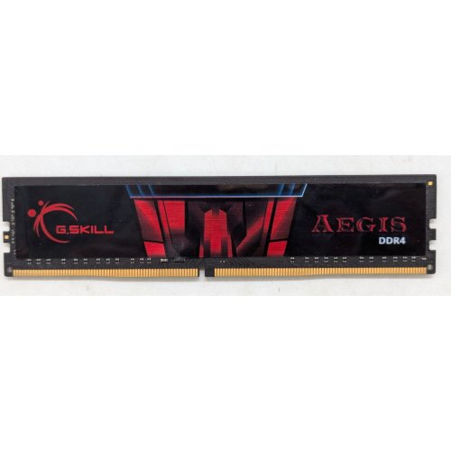 Купить Озу G.Skill DDR4 4GB 2400Mhz Aegis (F4-2400C17S-4GIS) (Восстановлено продавцом, 793660) с проверкой совместимости: обзор, характеристики, цена в Киеве, Днепре, Одессе, Харькове, Украине | интернет-магазин TELEMART.UA фото