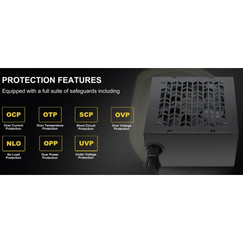 Блок живлення SAMA B850 850W (B0850-BKBFWA31-EU) Black купити в Україні: Київ, Львів, Хмельницький, Тернопіль, Івано-Франківськ | Перевірка сумісності, низька ціна, відгуки, характеристики від TELEMART фото