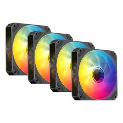Набор кулеров для корпуса SAMA YH1204I ARGB 4 in 1 Black