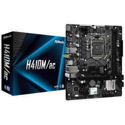 Материнская плата AsRock H410M/ac (s1200, Intel H410) (Восстановлено продавцом, 793731)