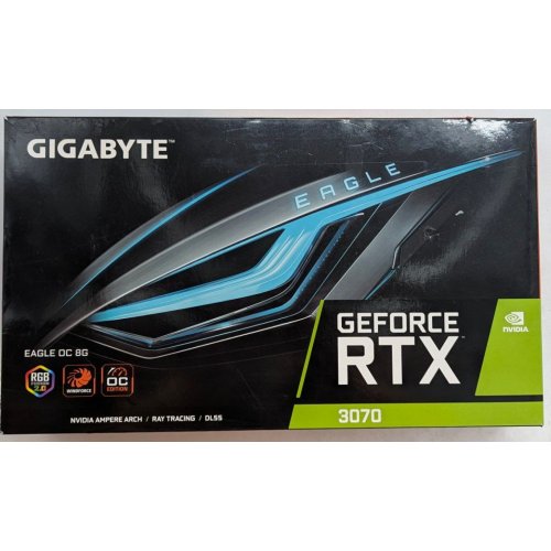 Купить Видеокарта Gigabyte GeForce RTX 3070 EAGLE OC 8192MB (GV-N3070EAGLE OC-8GD 2.0) (Восстановлено продавцом, 793915) с проверкой совместимости: обзор, характеристики, цена в Киеве, Днепре, Одессе, Харькове, Украине | интернет-магазин TELEMART.UA фото