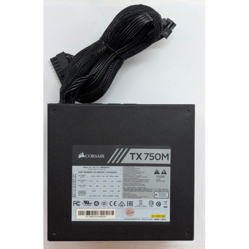 Купить Блок питания Corsair TX750M 750W (CP-9020131-EU) (Восстановлено продавцом, 793919) с проверкой совместимости: обзор, характеристики, цена в Киеве, Днепре, Одессе, Харькове, Украине | интернет-магазин TELEMART.UA фото