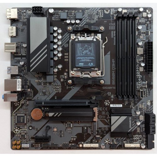 Купить Материнская плата Gigabyte B650M D3HP (sAM5, AMD B650) (Восстановлено продавцом, 793922) с проверкой совместимости: обзор, характеристики, цена в Киеве, Днепре, Одессе, Харькове, Украине | интернет-магазин TELEMART.UA фото