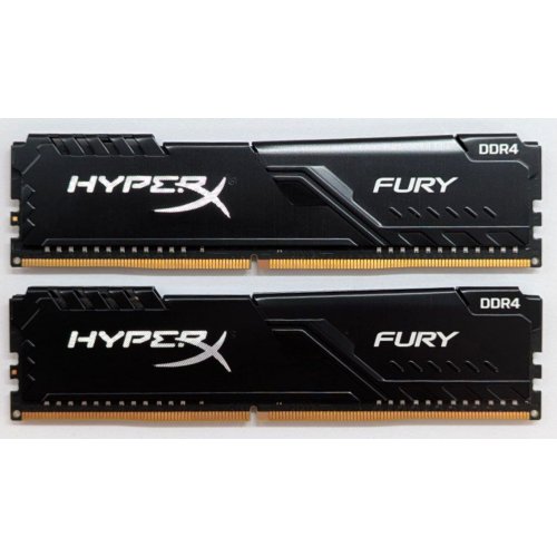 Купить Озу HyperX DDR4 16GB (2x8GB) 3200Mhz Fury Black (HX432C16FB3K2/16) (Восстановлено продавцом, 793924) с проверкой совместимости: обзор, характеристики, цена в Киеве, Днепре, Одессе, Харькове, Украине | интернет-магазин TELEMART.UA фото