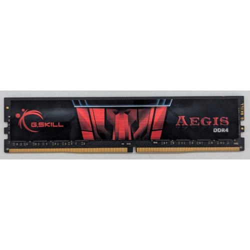 Купить Озу G.Skill DDR4 4GB 2400Mhz Aegis (F4-2400C17S-4GIS) (Восстановлено продавцом, 794294) с проверкой совместимости: обзор, характеристики, цена в Киеве, Днепре, Одессе, Харькове, Украине | интернет-магазин TELEMART.UA фото