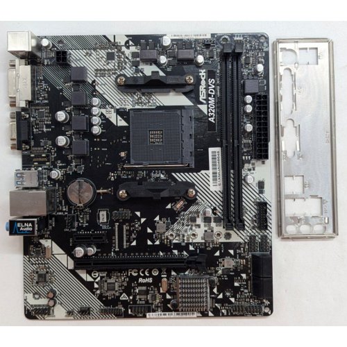 Купить Материнская плата AsRock A320M-DVS R4.0 (sAM4, AMD A320) (Восстановлено продавцом, 794297) с проверкой совместимости: обзор, характеристики, цена в Киеве, Днепре, Одессе, Харькове, Украине | интернет-магазин TELEMART.UA фото