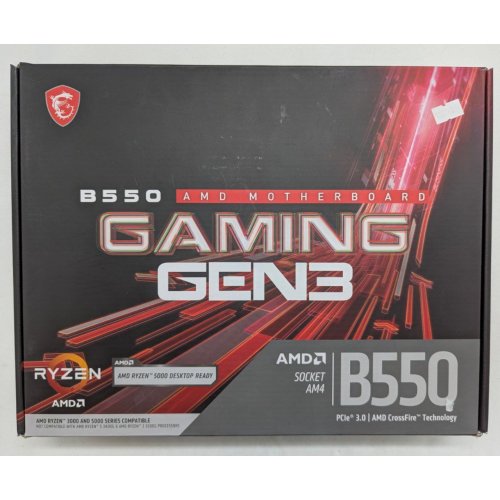 Материнська плата MSI B550 GAMING GEN3 (sAM4, B550) (Відновлено продавцем, 794299) купити з перевіркою сумісності: огляд, характеристики, ціна у Києві, Львові, Вінниці, Хмельницькому, Івано-Франківську, Україні | інтернет-магазин TELEMART.UA фото