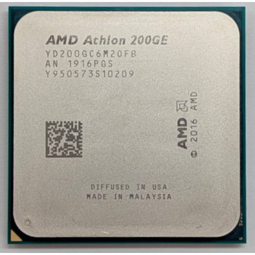 Купить Процессор AMD Athlon 200GE 3.2GHz 4MB sAM4 Tray (YD200GC6M2OFB) (Восстановлено продавцом, 794300) с проверкой совместимости: обзор, характеристики, цена в Киеве, Днепре, Одессе, Харькове, Украине | интернет-магазин TELEMART.UA фото