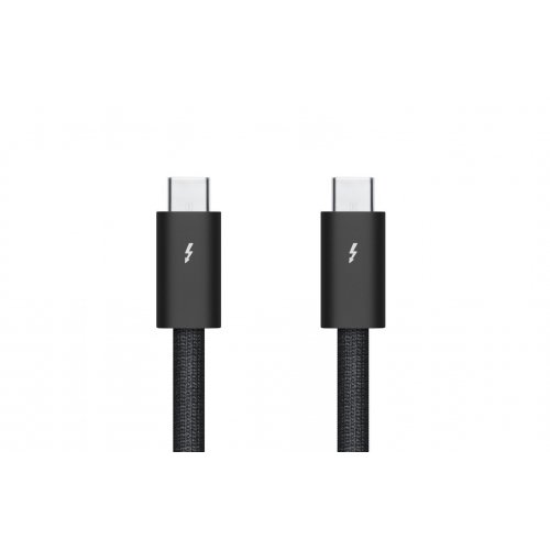Купити Кабель Apple Thunderbolt 5 USB Type-C to USB Type-C Pro 1m (MDW94ZM/A) Black - ціна в Києві, Львові, Вінниці, Хмельницькому, Франківську, Україні | інтернет-магазин TELEMART.UA фото