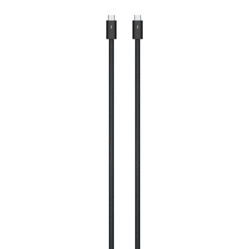 Купити Кабель Apple Thunderbolt 5 USB Type-C to USB Type-C Pro 1m (MDW94ZM/A) Black - ціна в Києві, Львові, Вінниці, Хмельницькому, Франківську, Україні | інтернет-магазин TELEMART.UA фото