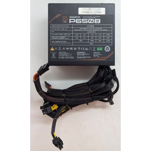 Купить Блок питания Gigabyte P650B 650W (GP-P650B) (Восстановлено продавцом, 794397) с проверкой совместимости: обзор, характеристики, цена в Киеве, Днепре, Одессе, Харькове, Украине | интернет-магазин TELEMART.UA фото