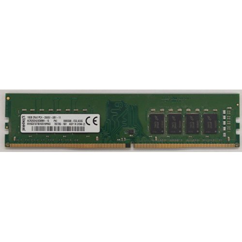 Купить Озу Kingston DDR4 16GB 2666Mhz (ACR26D4U9D8ME-16) (Восстановлено продавцом, 794406) с проверкой совместимости: обзор, характеристики, цена в Киеве, Днепре, Одессе, Харькове, Украине | интернет-магазин TELEMART.UA фото