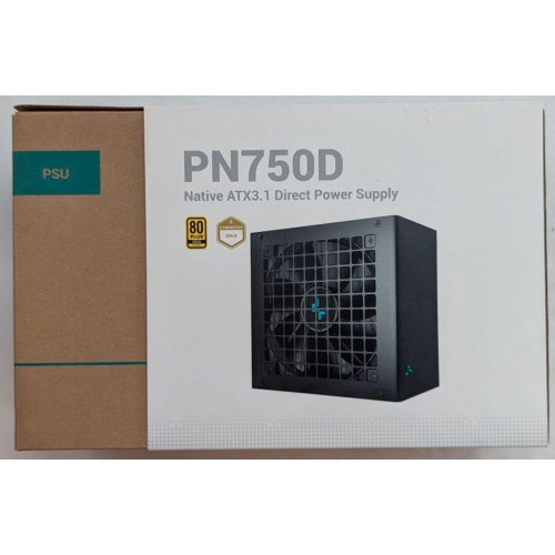 Блок живлення Deepcool PN750D 750W (R-PN750D-FC0B-EU) (Відновлено продавцем, 794408) купити з перевіркою сумісності: огляд, характеристики, ціна у Києві, Львові, Вінниці, Хмельницькому, Івано-Франківську, Україні | інтернет-магазин TELEMART.UA фото
