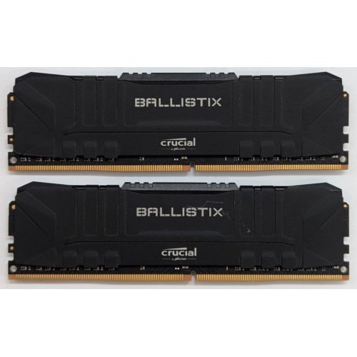 Озп Crucial DDR4 16GB (2x8GB) 3200Mhz Ballistix Black (BL2K8G32C16U4B) (Відновлено продавцем, 794458) купити з перевіркою сумісності: огляд, характеристики, ціна у Києві, Львові, Вінниці, Хмельницькому, Івано-Франківську, Україні | інтернет-магазин TELEMART.UA фото