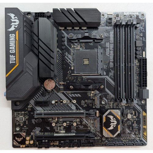 Материнська плата Asus TUF B450M-PRO GAMING (sAM4, AMD B450) (Відновлено продавцем, 794467) купити з перевіркою сумісності: огляд, характеристики, ціна у Києві, Львові, Вінниці, Хмельницькому, Івано-Франківську, Україні | інтернет-магазин TELEMART.UA фото
