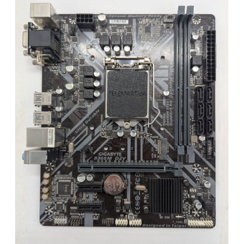 Купить Материнская плата Gigabyte B360M D2V (s1151-V2, Intel B360) (Восстановлено продавцом, 794470) с проверкой совместимости: обзор, характеристики, цена в Киеве, Днепре, Одессе, Харькове, Украине | интернет-магазин TELEMART.UA фото