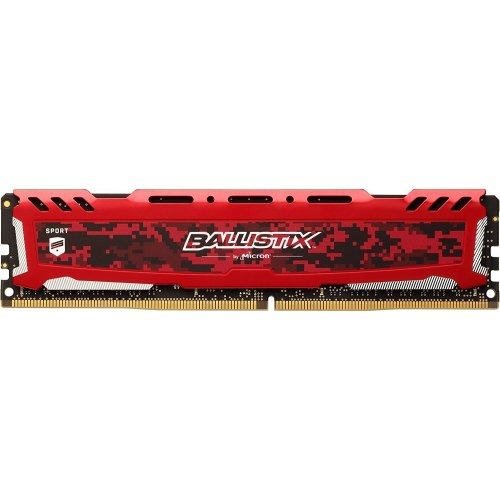 Озп Crucial DDR4 8GB 2400Mhz Ballistix Sport LT Red (BLS8G4D240FSEK) (Відновлено продавцем, 794471) купити з перевіркою сумісності: огляд, характеристики, ціна у Києві, Львові, Вінниці, Хмельницькому, Івано-Франківську, Україні | інтернет-магазин TELEMART.UA фото