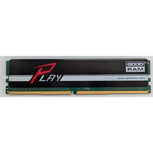 Купить Озу GoodRAM DDR4 8GB 2133Mhz Play Black (GY2133D464L15/8G) (Восстановлено продавцом, 794472) с проверкой совместимости: обзор, характеристики, цена в Киеве, Днепре, Одессе, Харькове, Украине | интернет-магазин TELEMART.UA фото