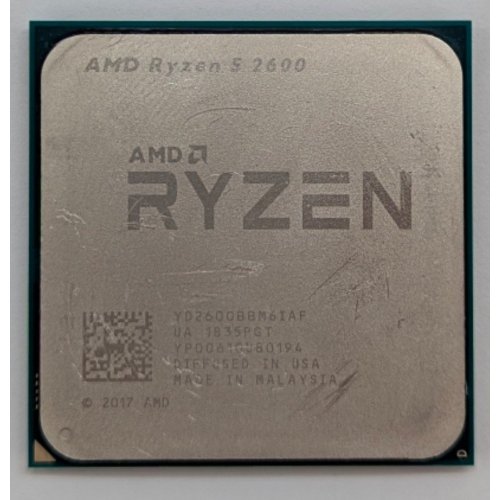 Процесор AMD Ryzen 5 2600 3.4(3.9)GHz 16MB sAM4 Tray (YD2600BBM6IAF) (Відновлено продавцем, 794475) купити з перевіркою сумісності: огляд, характеристики, ціна у Києві, Львові, Вінниці, Хмельницькому, Івано-Франківську, Україні | інтернет-магазин TELEMART.UA фото